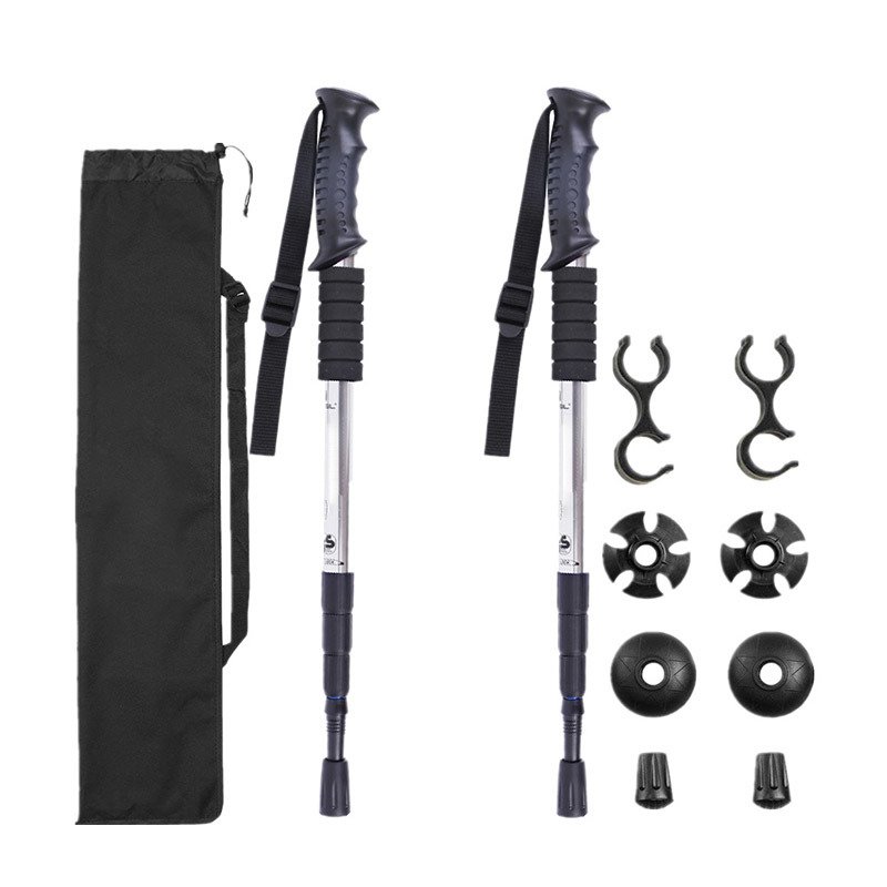 Sports & Outdoors Four-section Trekking Straight Trekking Poles Sports & Outdoors Four-section Trekking Straight Trekking Poles