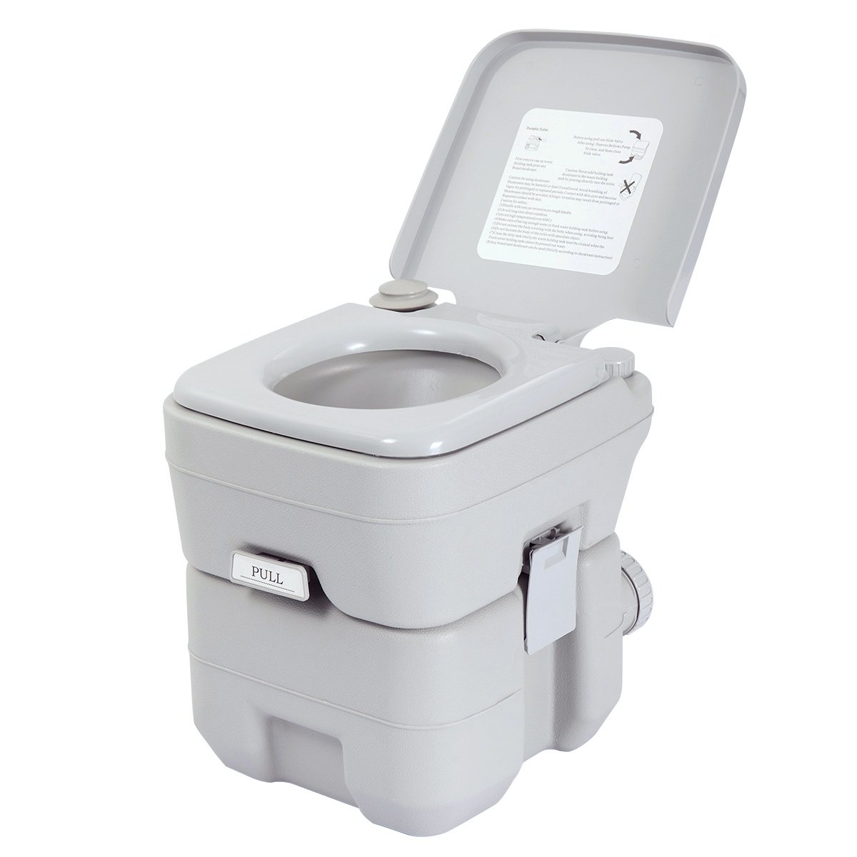 5.3 Gallon 20L Flush Outdoor Indoor Travel Camping Portable Toilet for Car; Boat; Caravan; Campsite; Hospital 5.3 Gallon 20L Flush Outdoor Indoor Travel Camping Portable Toilet for Car; Boat; Caravan; Campsite; Hospital